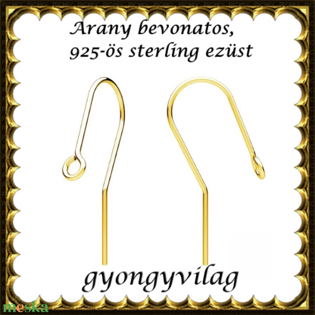 925-ös sterling ezüst ékszerkellék: fülbevalóalap akasztós EFK A 104g - kellékek & szerszámok - gyöngyfűzés kellékek - egyéb alkatrész - Meska.hu 925-ös sterling ezüst ékszerkellék: fülbevalóalap akasztós EFK A 104g - kellékek & szerszámok - gyöngyfűzés kellékek - egyéb alkatrész - Meska.hu