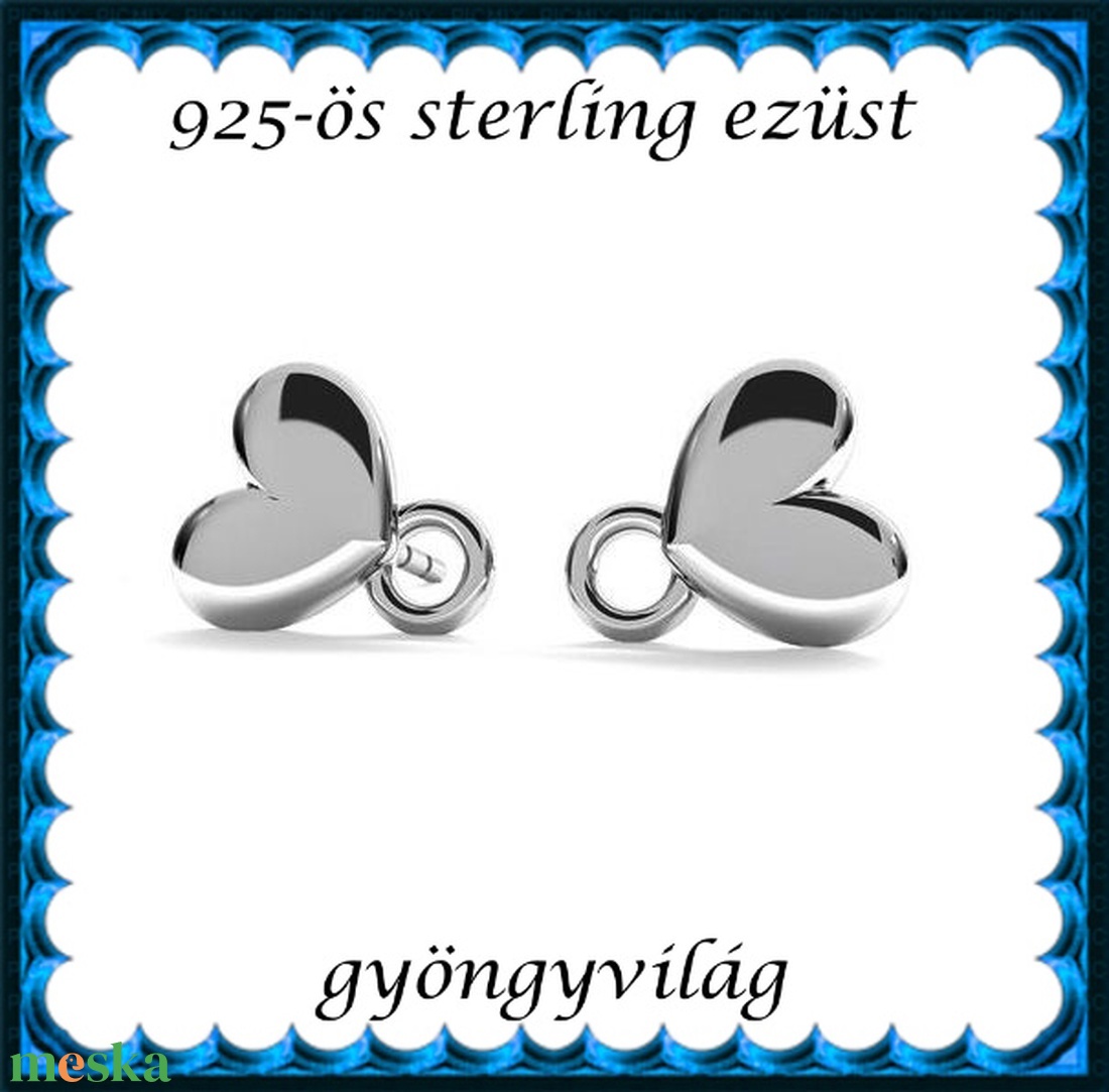 925-ös sterling ezüst ékszerkellék: fülbevalóalap bedugós EFK B 63e - kellékek & szerszámok - gyöngyfűzés kellékek - egyéb alkatrész - Meska.hu 925-ös sterling ezüst ékszerkellék: fülbevalóalap bedugós EFK B 63e - kellékek & szerszámok - gyöngyfűzés kellékek - egyéb alkatrész - Meska.hu