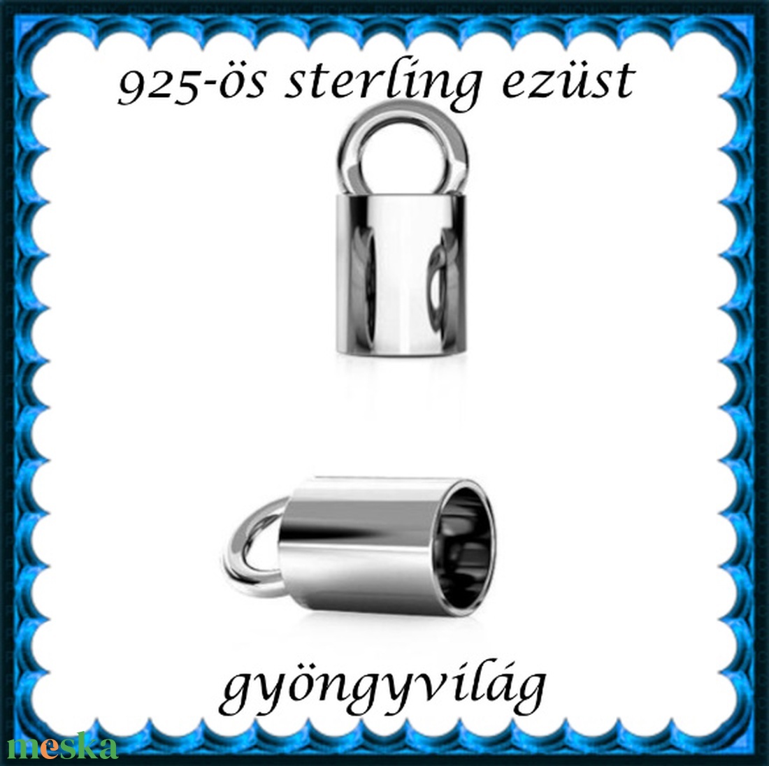 925-ös ezüst lánckapocsvég ELK V 14-3,5 - kellékek & szerszámok - gyöngyfűzés kellékek - egyéb alkatrész - Meska.hu 925-ös ezüst lánckapocsvég ELK V 14-3,5 - kellékek & szerszámok - gyöngyfűzés kellékek - egyéb alkatrész - Meska.hu