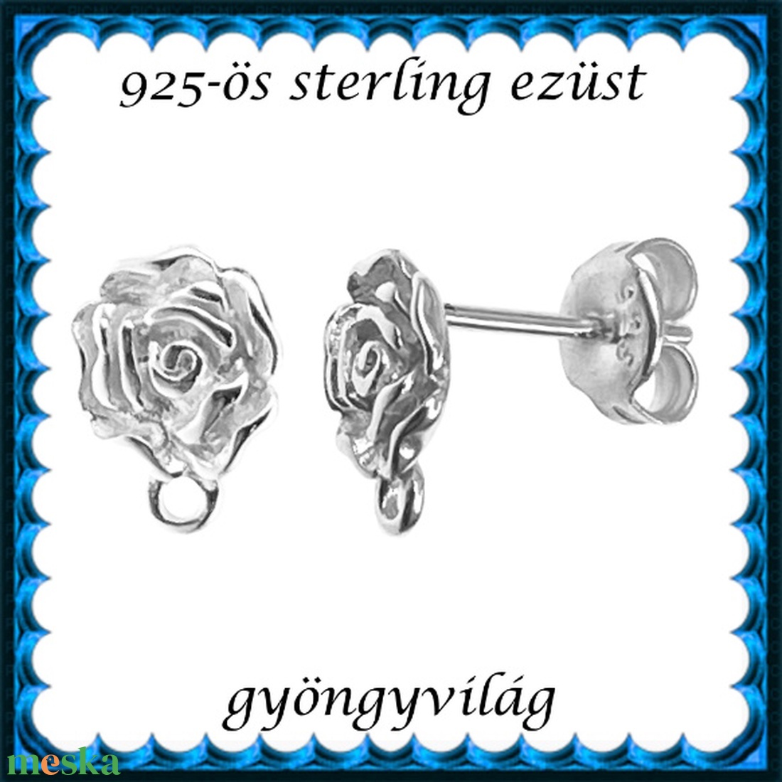 925-ös sterling ezüst ékszerkellék: fülbevalóalap bedugós EFK B 03-9 - kellékek & szerszámok - gyöngyfűzés kellékek - egyéb alkatrész - Meska.hu 925-ös sterling ezüst ékszerkellék: fülbevalóalap bedugós EFK B 03-9 - kellékek & szerszámok - gyöngyfűzés kellékek - egyéb alkatrész - Meska.hu