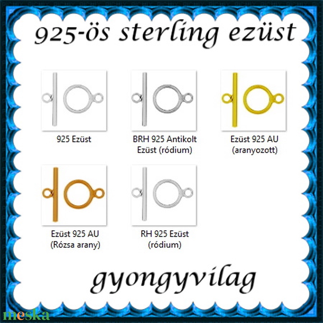 925-ös sterling ezüst ékszerkellék: lánckapocs ELK T 25 - kellékek & szerszámok - ékszerkellék - nyaklánc kapocs - Meska.hu 925-ös sterling ezüst ékszerkellék: lánckapocs ELK T 25 - kellékek & szerszámok - ékszerkellék - nyaklánc kapocs - Meska.hu