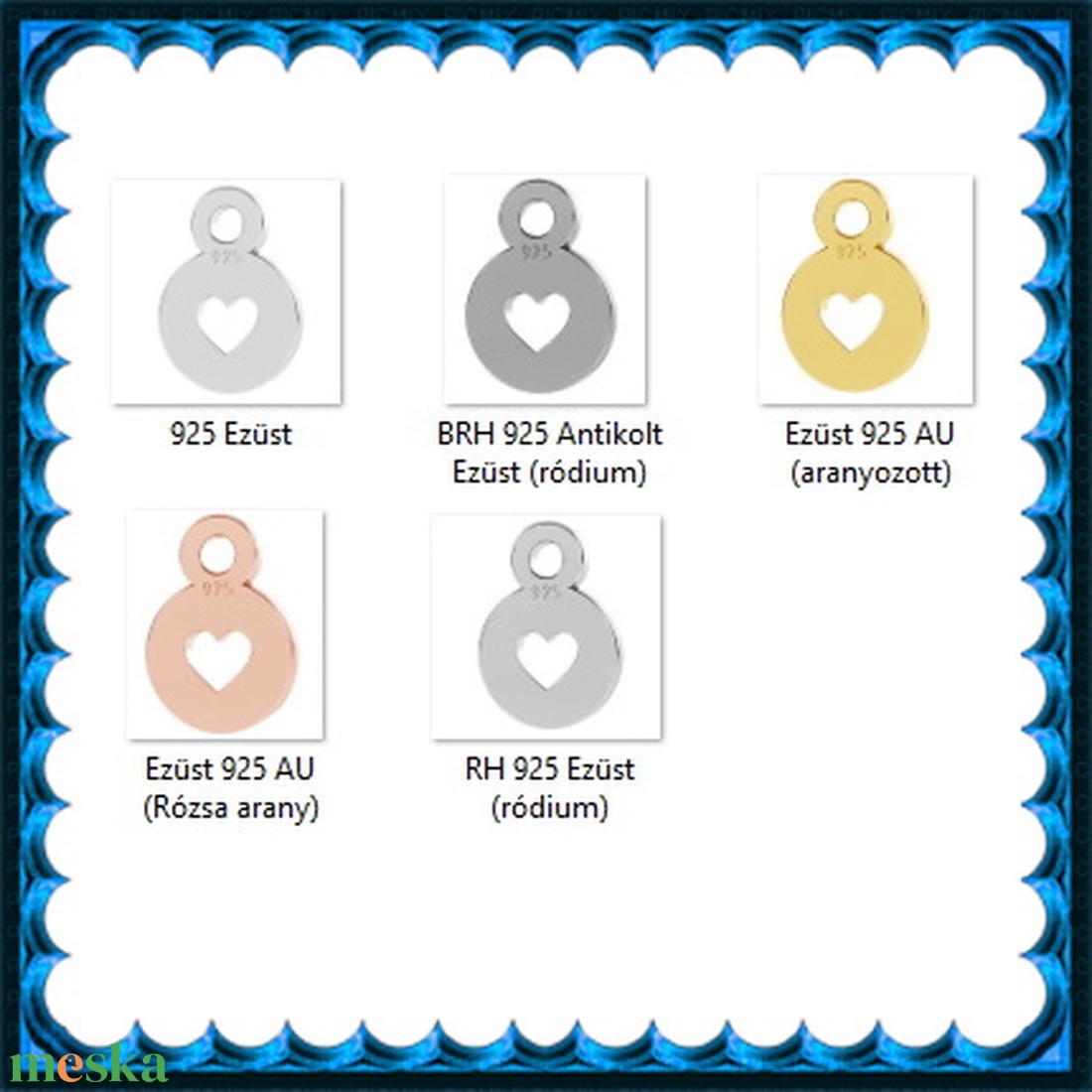925-ös ezüst kapocs vég ELK KV 06 - kellékek & szerszámok - gyöngyfűzés kellékek - egyéb alkatrész - Meska.hu 925-ös ezüst kapocs vég ELK KV 06 - kellékek & szerszámok - gyöngyfűzés kellékek - egyéb alkatrész - Meska.hu