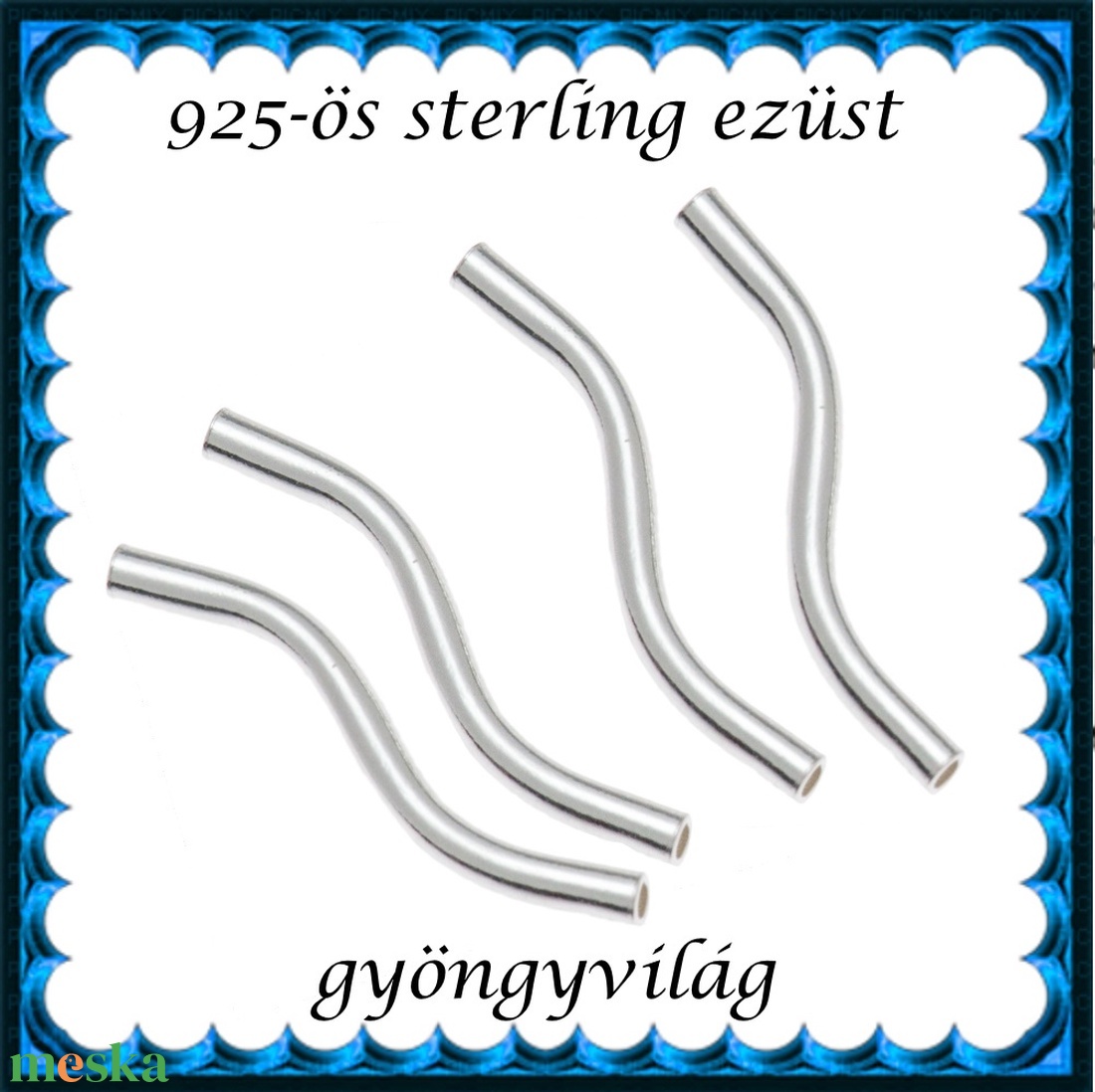 925-ös sterling ezüst ékszerkellék: köztes / gyöngy / dísz EKÖ 04-15 4db/csomag - kellékek & szerszámok - gyöngyfűzés kellékek - fém köztesek - Meska.hu 925-ös sterling ezüst ékszerkellék: köztes / gyöngy / dísz EKÖ 04-15 4db/csomag - kellékek & szerszámok - gyöngyfűzés kellékek - fém köztesek - Meska.hu