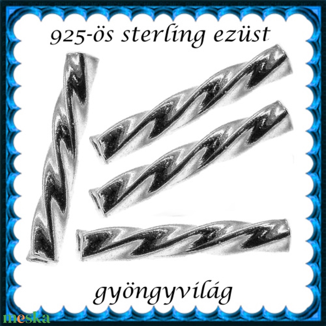925-ös sterling ezüst ékszerkellék: köztes / gyöngy / dísz EKÖ 12 4db/csomag - kellékek & szerszámok - gyöngyfűzés kellékek - fém köztesek - Meska.hu 925-ös sterling ezüst ékszerkellék: köztes / gyöngy / dísz EKÖ 12 4db/csomag - kellékek & szerszámok - gyöngyfűzés kellékek - fém köztesek - Meska.hu