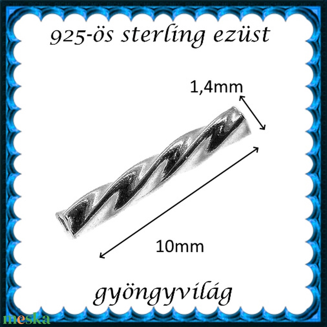 925-ös sterling ezüst ékszerkellék: köztes / gyöngy / dísz EKÖ 12 4db/csomag - kellékek & szerszámok - gyöngyfűzés kellékek - fém köztesek - Meska.hu 925-ös sterling ezüst ékszerkellék: köztes / gyöngy / dísz EKÖ 12 4db/csomag - kellékek & szerszámok - gyöngyfűzés kellékek - fém köztesek - Meska.hu
