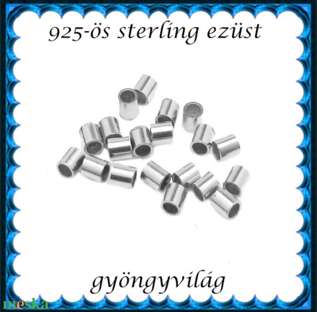 925-ös sterling ezüst ékszerkellék: köztes / gyöngy / dísz EKÖ 19 1x1 20db/csomag - kellékek & szerszámok - gyöngyfűzés kellékek - egyéb alkatrész - Meska.hu 925-ös sterling ezüst ékszerkellék: köztes / gyöngy / dísz EKÖ 19 1x1 20db/csomag - kellékek & szerszámok - gyöngyfűzés kellékek - egyéb alkatrész - Meska.hu