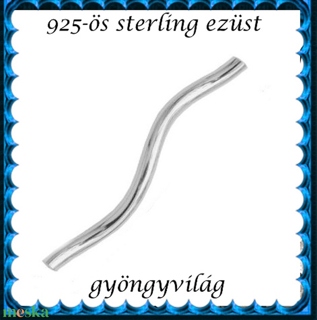 925-ös sterling ezüst ékszerkellék: köztes / gyöngy / dísz EKÖ 63 - kellékek & szerszámok - gyöngyfűzés kellékek - fém köztesek - Meska.hu 925-ös sterling ezüst ékszerkellék: köztes / gyöngy / dísz EKÖ 63 - kellékek & szerszámok - gyöngyfűzés kellékek - fém köztesek - Meska.hu