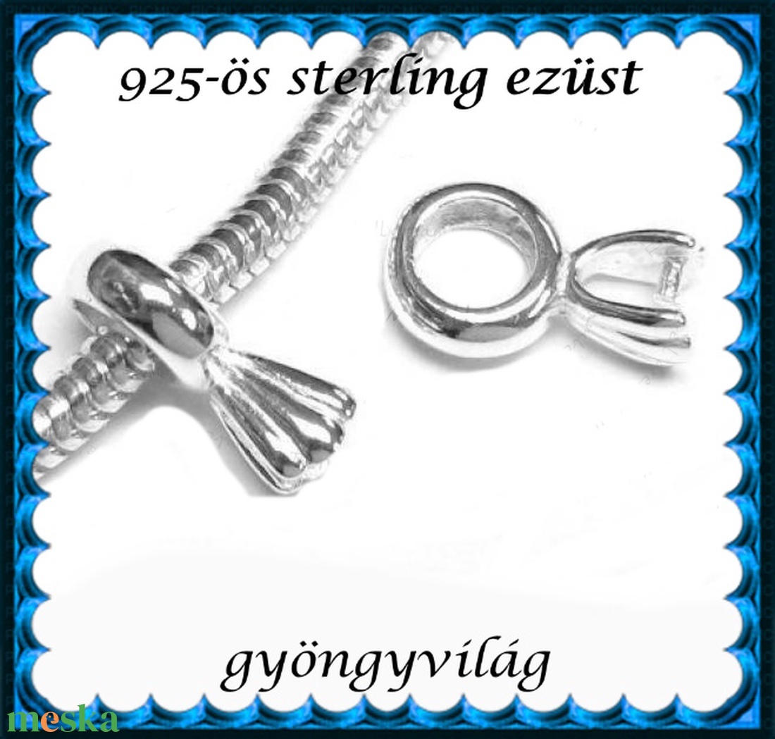 925-ös sterling ezüst ékszerkellék: medáltartó, medálkapocs EMK 122 - kellékek & szerszámok - ékszerkellék - medáltartó, medálkapocs - Meska.hu 925-ös sterling ezüst ékszerkellék: medáltartó, medálkapocs EMK 122 - kellékek & szerszámok - ékszerkellék - medáltartó, medálkapocs - Meska.hu