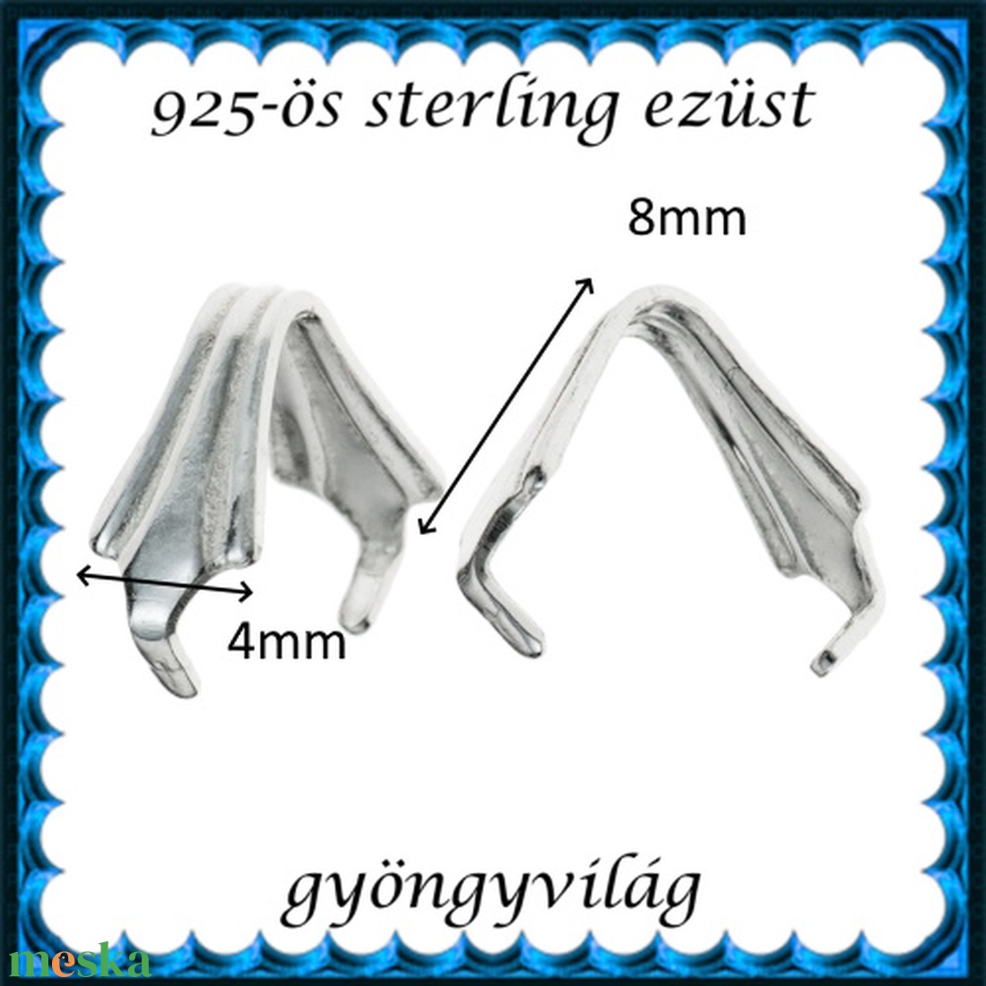 925-ös sterling ezüst ékszerkellék: medáltartó, medálkapocs EMK 23 - kellékek & szerszámok - ékszerkellék - medáltartó, medálkapocs - Meska.hu 925-ös sterling ezüst ékszerkellék: medáltartó, medálkapocs EMK 23 - kellékek & szerszámok - ékszerkellék - medáltartó, medálkapocs - Meska.hu