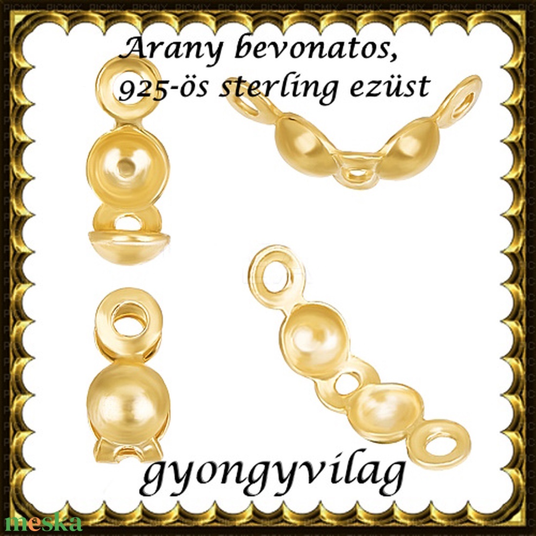 925-ös sterling ezüst ékszerkellék: csomótakaró ECST 02g - kellékek & szerszámok - gyöngyfűzés kellékek - egyéb alkatrész - Meska.hu 925-ös sterling ezüst ékszerkellék: csomótakaró ECST 02g - kellékek & szerszámok - gyöngyfűzés kellékek - egyéb alkatrész - Meska.hu
