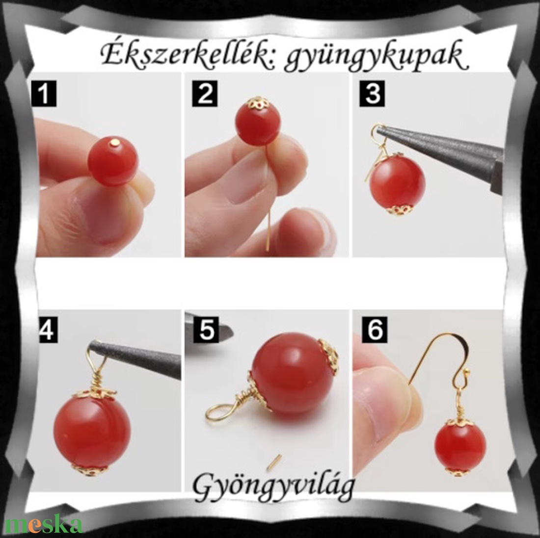 Ékszerkellék: gyöngykupak BGYK 13-7 40db / csomag - kellékek & szerszámok - gyöngyfűzés kellékek - gyöngykupak - Meska.hu Ékszerkellék: gyöngykupak BGYK 13-7 40db / csomag - kellékek & szerszámok - gyöngyfűzés kellékek - gyöngykupak - Meska.hu