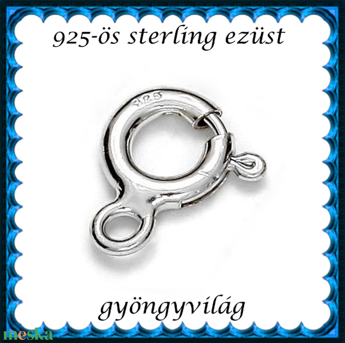 925-ös sterling ezüst ékszerkellék: lánckapocs ELK 1S 12-2-10,75e 1db/csomag - kellékek & szerszámok - gyöngyfűzés kellékek - egyéb alkatrész - Meska.hu 925-ös sterling ezüst ékszerkellék: lánckapocs ELK 1S 12-2-10,75e 1db/csomag - kellékek & szerszámok - gyöngyfűzés kellékek - egyéb alkatrész - Meska.hu