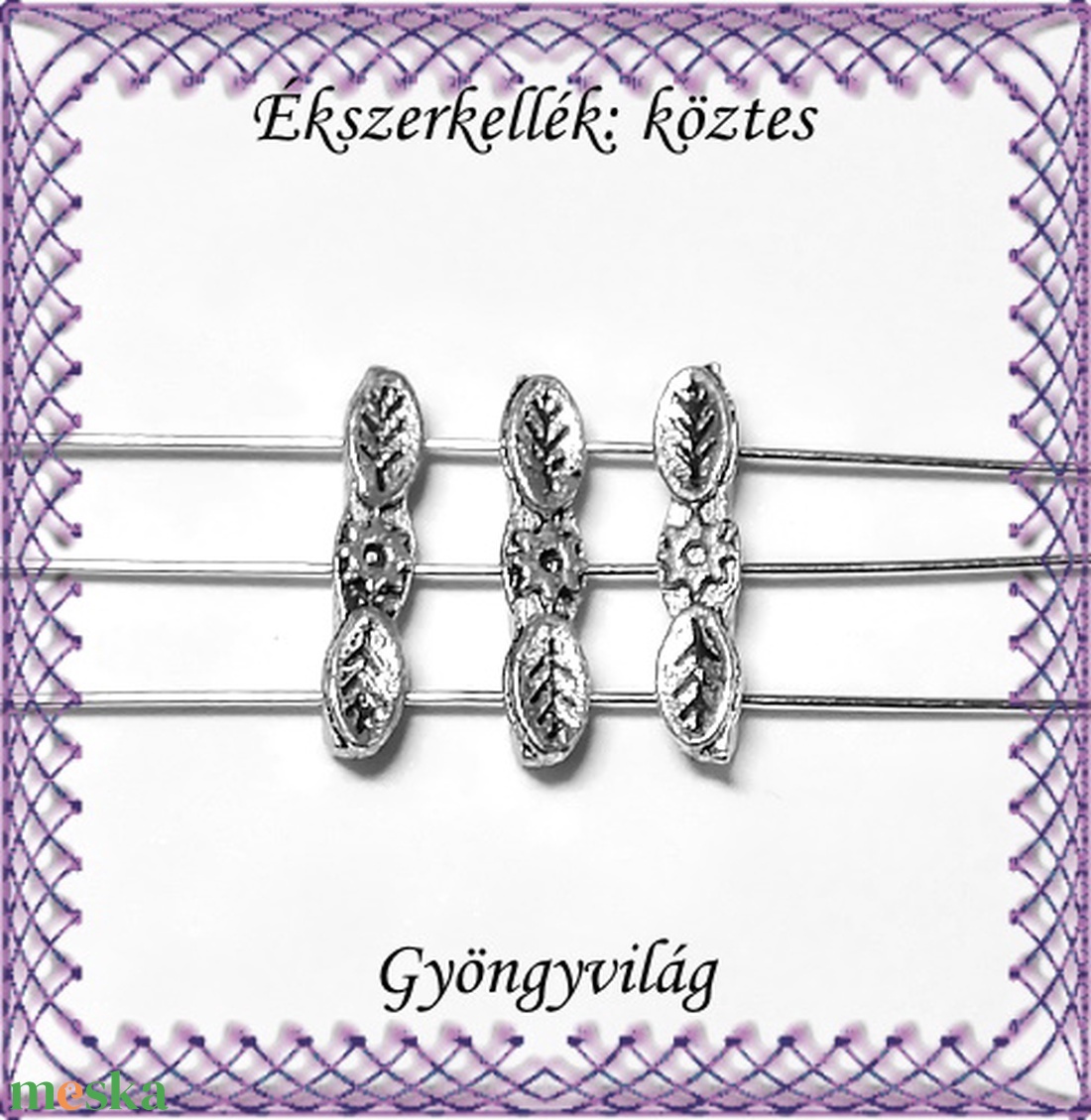 Ékszerkellék: köztes / díszítőelem / gyöngy BKÖ 3S 10 8db/csomag - kellékek & szerszámok - gyöngyfűzés kellékek - fém köztesek - Meska.hu Ékszerkellék: köztes / díszítőelem / gyöngy BKÖ 3S 10 8db/csomag - kellékek & szerszámok - gyöngyfűzés kellékek - fém köztesek - Meska.hu