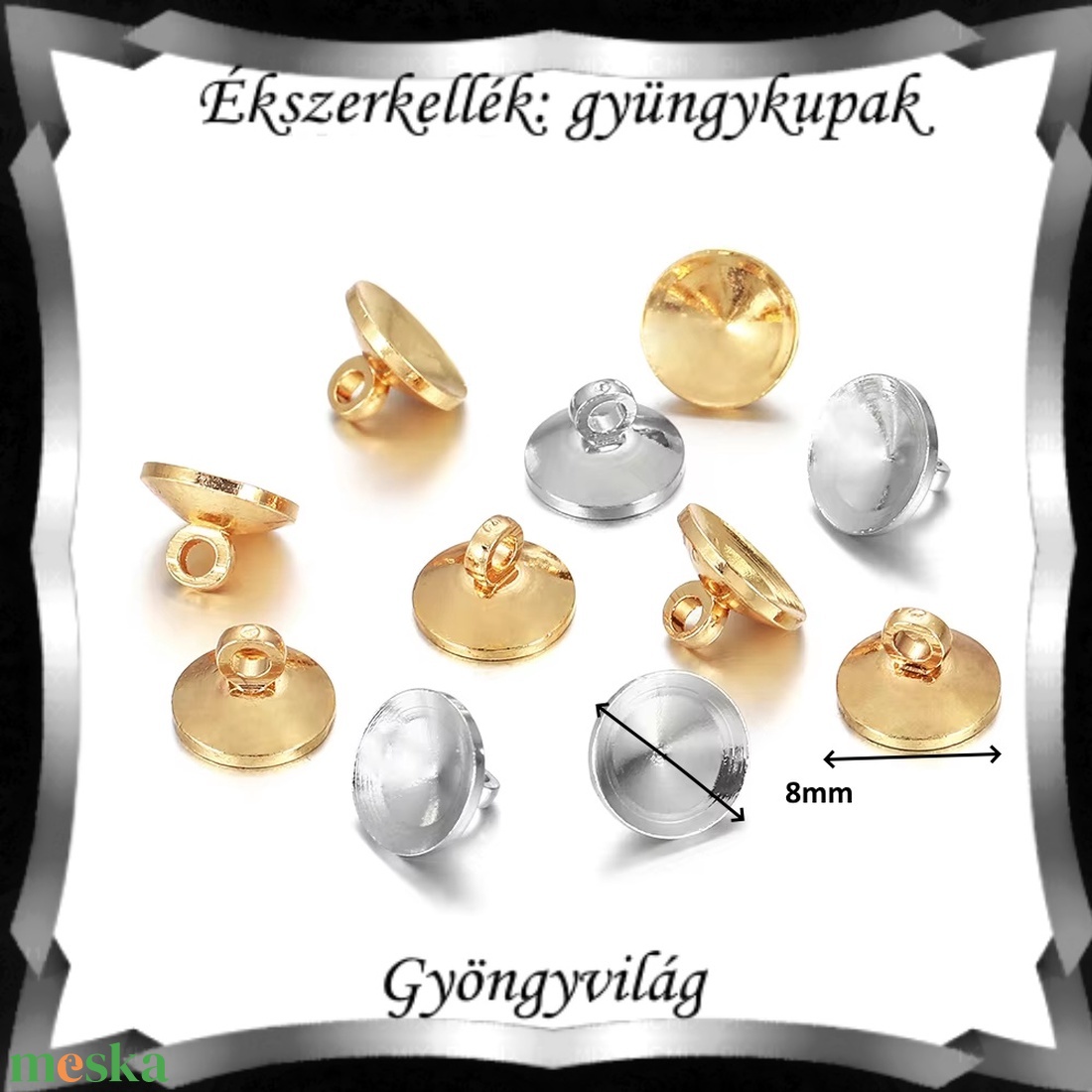 Ékszerkellék: medálkapocs BMK 10-8 5db/csomag - kellékek & szerszámok - ékszerkellék - medáltartó, medálkapocs - Meska.hu Ékszerkellék: medálkapocs BMK 10-8 5db/csomag - kellékek & szerszámok - ékszerkellék - medáltartó, medálkapocs - Meska.hu
