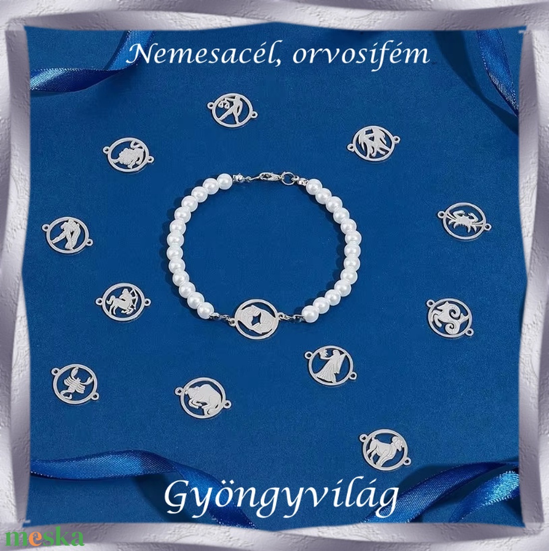 Nemes acél ékszerkellék: medál, caboshon, fityegő NAMCF-17e 1db/cs - kellékek & szerszámok - gyöngyfűzés kellékek - cabochon - Meska.hu Nemes acél ékszerkellék: medál, caboshon, fityegő NAMCF-17e 1db/cs - kellékek & szerszámok - gyöngyfűzés kellékek - cabochon - Meska.hu