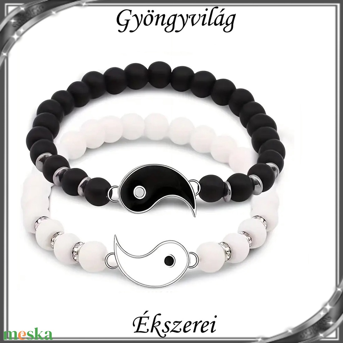 Ékszerek-karkötők: Üveg gyöngy karkötő SK-Ü01 2db - ékszer - karkötő - gyöngyös karkötő - Meska.hu Ékszerek-karkötők: Üveg gyöngy karkötő SK-Ü01 2db - ékszer - karkötő - gyöngyös karkötő - Meska.hu