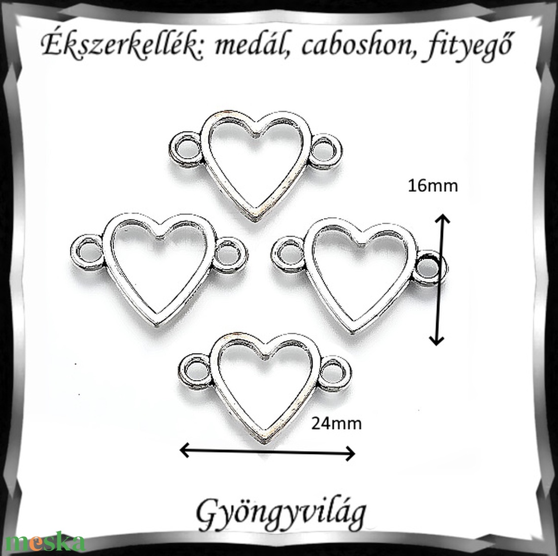 Ékszerkellék: medál, caboshon, fityegő BMCF-2-40 4db/csomag - diy (csináld magad) - egységcsomag - Meska.hu Ékszerkellék: medál, caboshon, fityegő BMCF-2-40 4db/csomag - diy (csináld magad) - egységcsomag - Meska.hu
