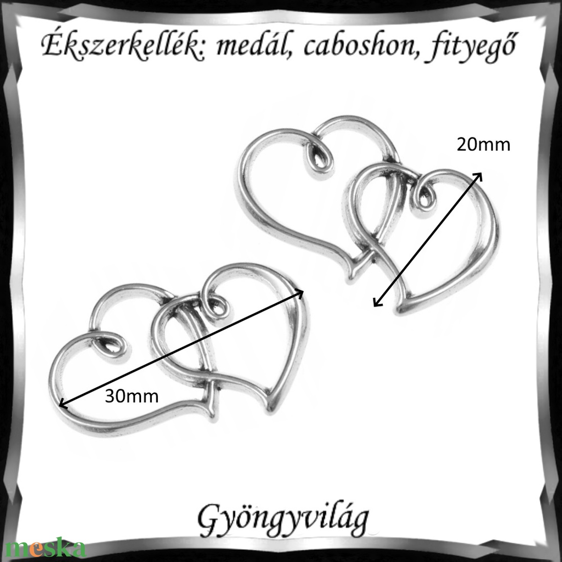 Ékszerkellék: medál, caboshon, fityegő BMCF-2-41 2db/csomag - diy (csináld magad) - egységcsomag - Meska.hu Ékszerkellék: medál, caboshon, fityegő BMCF-2-41 2db/csomag - diy (csináld magad) - egységcsomag - Meska.hu