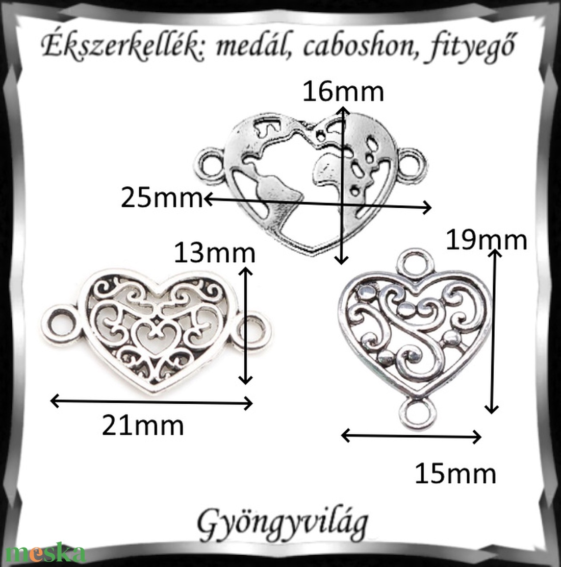 Ékszerkellék: medál, caboshon, fityegő BMCF-2-42 3db/csomag több féle - diy (csináld magad) - egységcsomag - Meska.hu Ékszerkellék: medál, caboshon, fityegő BMCF-2-42 3db/csomag több féle - diy (csináld magad) - egységcsomag - Meska.hu