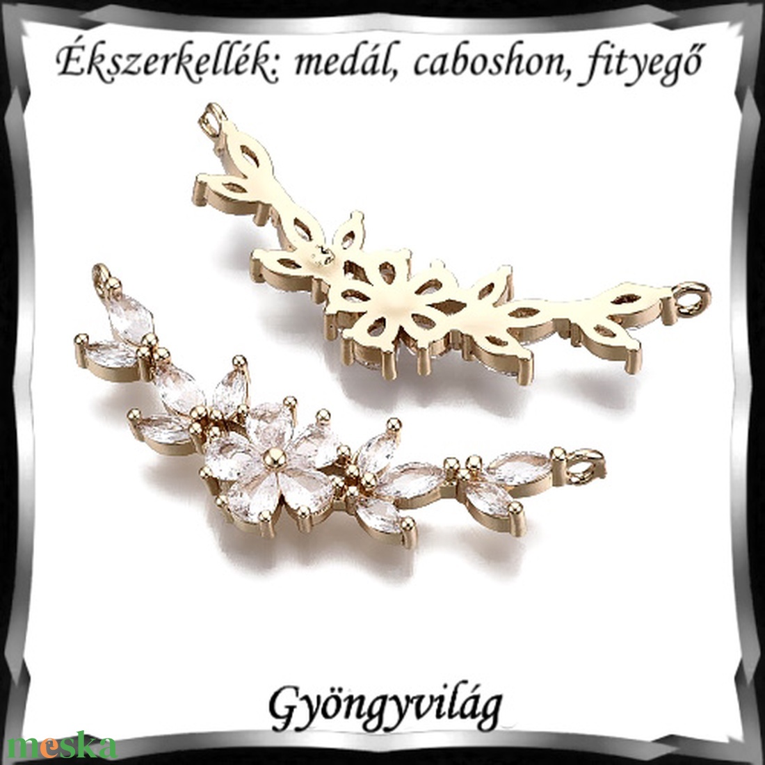 Ékszerkellék: medál, caboshon, fityegő BMCF-2-47 1db/csomag - diy (csináld magad) - egységcsomag - Meska.hu Ékszerkellék: medál, caboshon, fityegő BMCF-2-47 1db/csomag - diy (csináld magad) - egységcsomag - Meska.hu