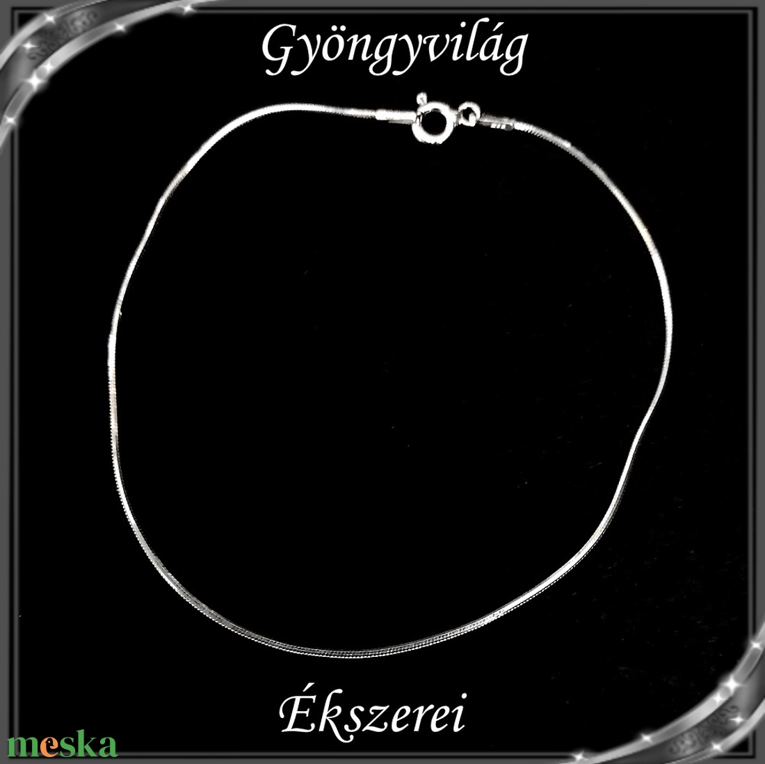 Ékszerek-karkötők: 925-ös sterling ezüst karkötő SSZkEÜK 09-20e - ékszer - nyaklánc - medál nélküli nyaklánc - Meska.hu Ékszerek-karkötők: 925-ös sterling ezüst karkötő SSZkEÜK 09-20e - ékszer - nyaklánc - medál nélküli nyaklánc - Meska.hu