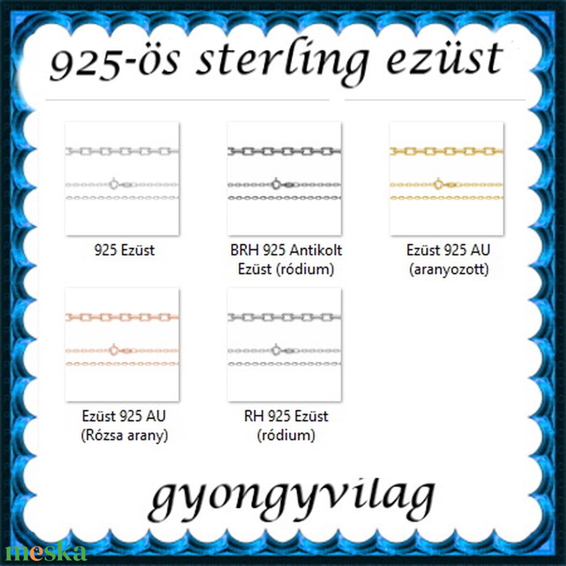 Ékszerek-karkötők: 925-ös sterling ezüst karkötő SSZkEÜK 09-20e - ékszer - nyaklánc - medál nélküli nyaklánc - Meska.hu Ékszerek-karkötők: 925-ös sterling ezüst karkötő SSZkEÜK 09-20e - ékszer - nyaklánc - medál nélküli nyaklánc - Meska.hu