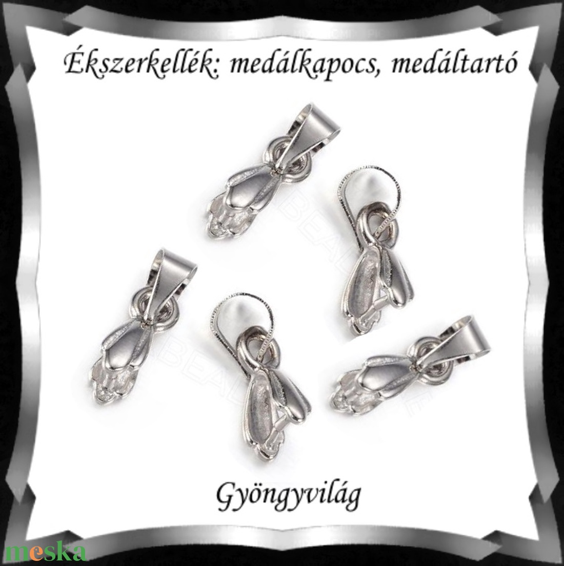 Ékszerkellék: medálkapocs BMK 08 több méretben és szinben - kellékek & szerszámok - ékszerkellék - medáltartó, medálkapocs - Meska.hu Ékszerkellék: medálkapocs BMK 08 több méretben és szinben - kellékek & szerszámok - ékszerkellék - medáltartó, medálkapocs - Meska.hu