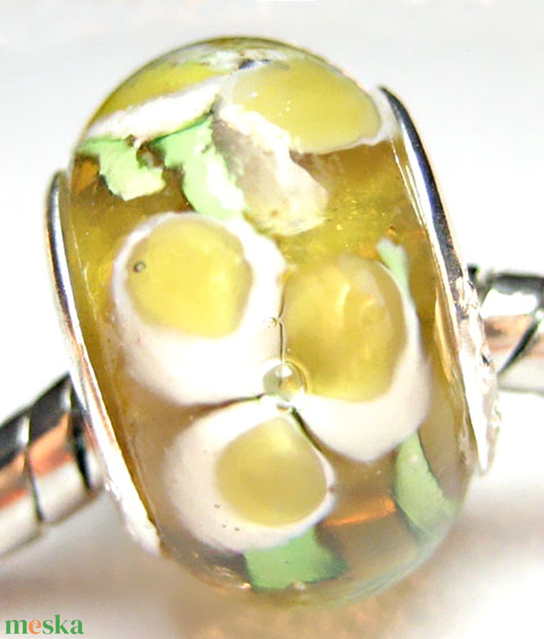  925-ös sterling ezüst medál / pandora EM-P 24 - kellékek & szerszámok - gyöngyfűzés kellékek - fém köztesek - Meska.hu