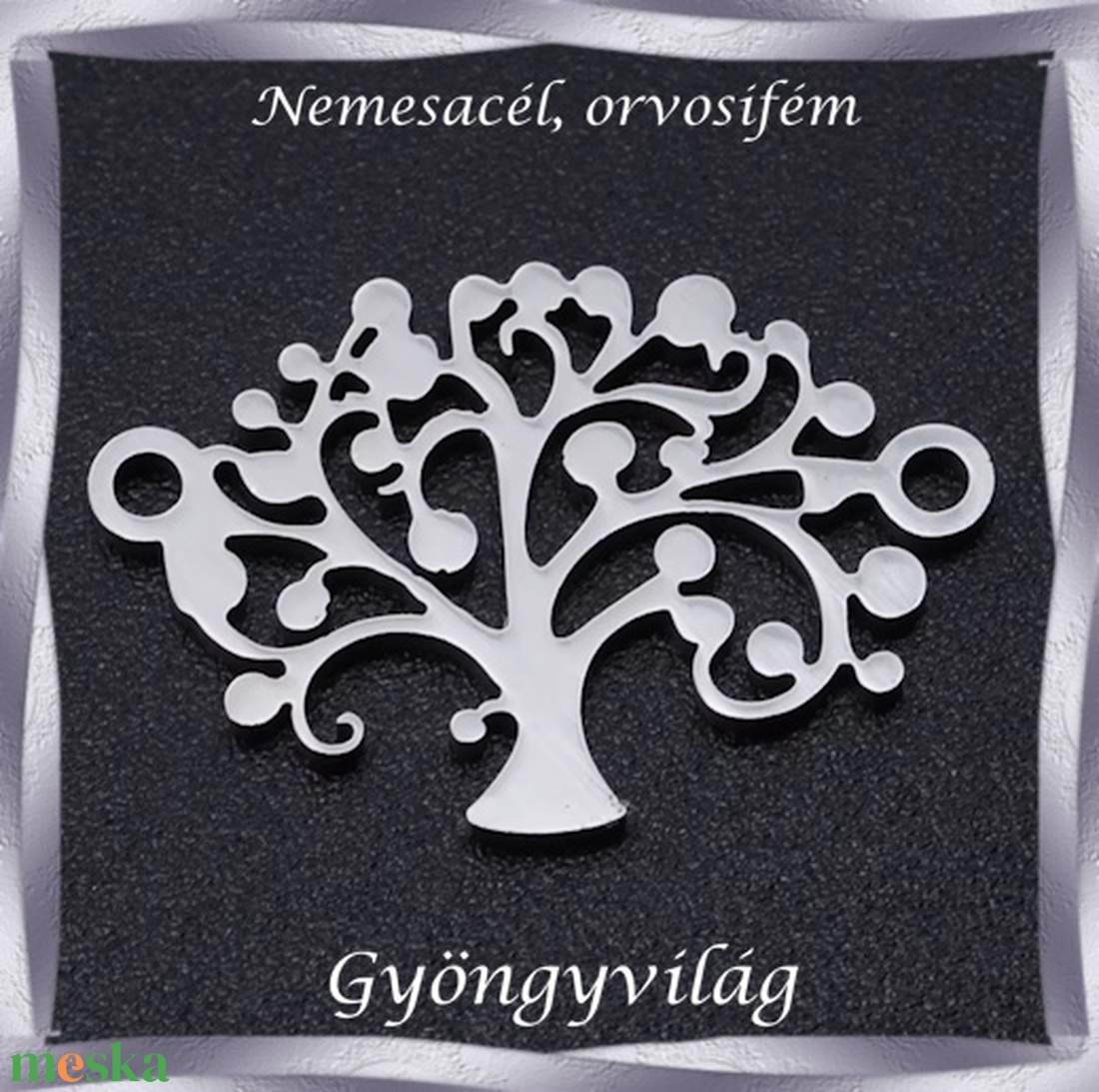 304 Nemes acél ékszerkellék: medál, caboshon, fityegő NAMCF-19 1db/cs - kellékek & szerszámok - gyöngyfűzés kellékek - cabochon - Meska.hu 304 Nemes acél ékszerkellék: medál, caboshon, fityegő NAMCF-19 1db/cs - kellékek & szerszámok - gyöngyfűzés kellékek - cabochon - Meska.hu