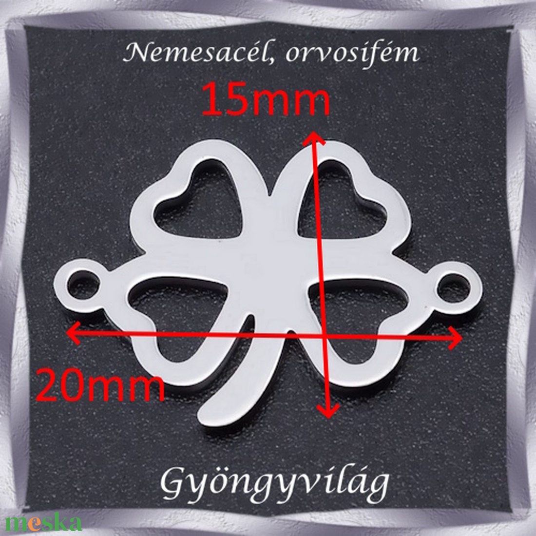 304 Nemes acél ékszerkellék: medál, caboshon, fityegő NAMCF-20 1db/cs - kellékek & szerszámok - gyöngyfűzés kellékek - cabochon - Meska.hu 304 Nemes acél ékszerkellék: medál, caboshon, fityegő NAMCF-20 1db/cs - kellékek & szerszámok - gyöngyfűzés kellékek - cabochon - Meska.hu