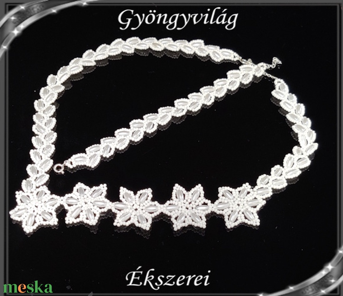Ékszerek-szettek: Esküvői, menyasszonyi, alkalmi ékszer szett SSZ-E-TE01-5-1 - esküvő - ékszer - ékszerszett - Meska.hu