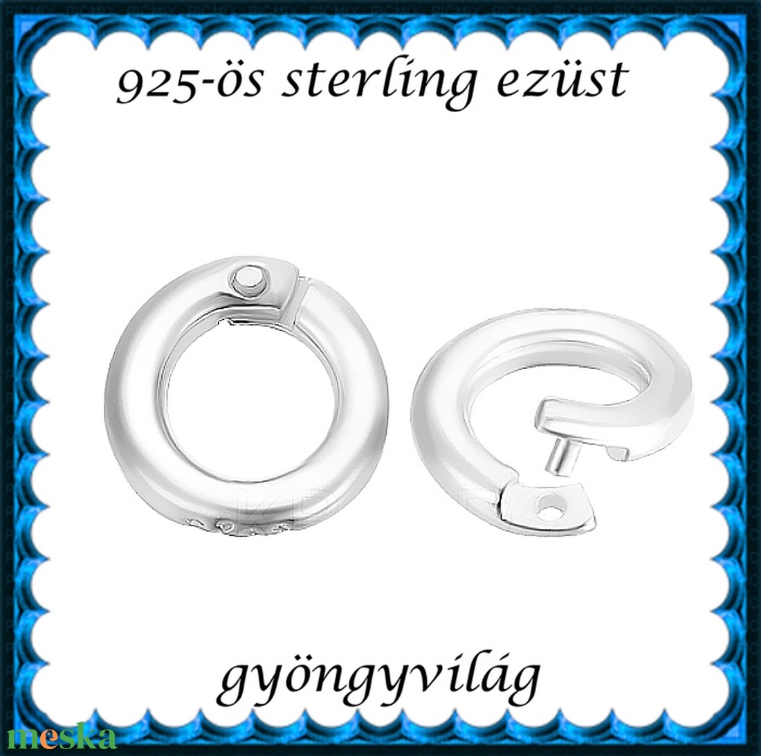925-ös sterling ezüst ékszerkellék: karika nyitott,zárható ESZK NY-Z 6e 1db/cs - kellékek & szerszámok - gyöngyfűzés kellékek - szerelőkarika - Meska.hu 925-ös sterling ezüst ékszerkellék: karika nyitott,zárható ESZK NY-Z 6e 1db/cs - kellékek & szerszámok - gyöngyfűzés kellékek - szerelőkarika - Meska.hu