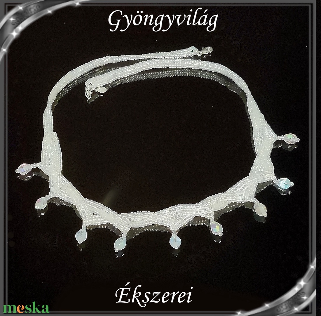 Ékszerek-nyaklánc: Esküvői, menyasszonyi, alkalmi nyaklánc SL-14E-ÜGY01-2 - esküvő - ékszer - ékszerszett - Meska.hu Ékszerek-nyaklánc: Esküvői, menyasszonyi, alkalmi nyaklánc SL-14E-ÜGY01-2 - esküvő - ékszer - ékszerszett - Meska.hu