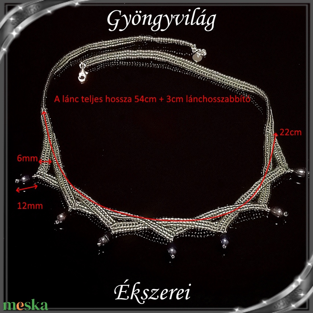 Ékszerek-nyaklánc: alkalmi nyaklánc SL-14E-ÜGY01-3 - esküvő - ékszer - ékszerszett - Meska.hu Ékszerek-nyaklánc: alkalmi nyaklánc SL-14E-ÜGY01-3 - esküvő - ékszer - ékszerszett - Meska.hu