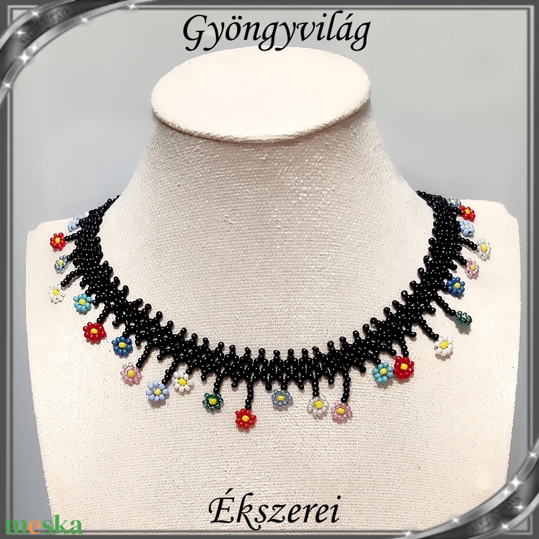 Ékszerek-szettek: gyöngy fülbevaló - nyaklánc szett SSZ-E925-ÜGY01-1-35 - ékszer - ékszerszett - Meska.hu