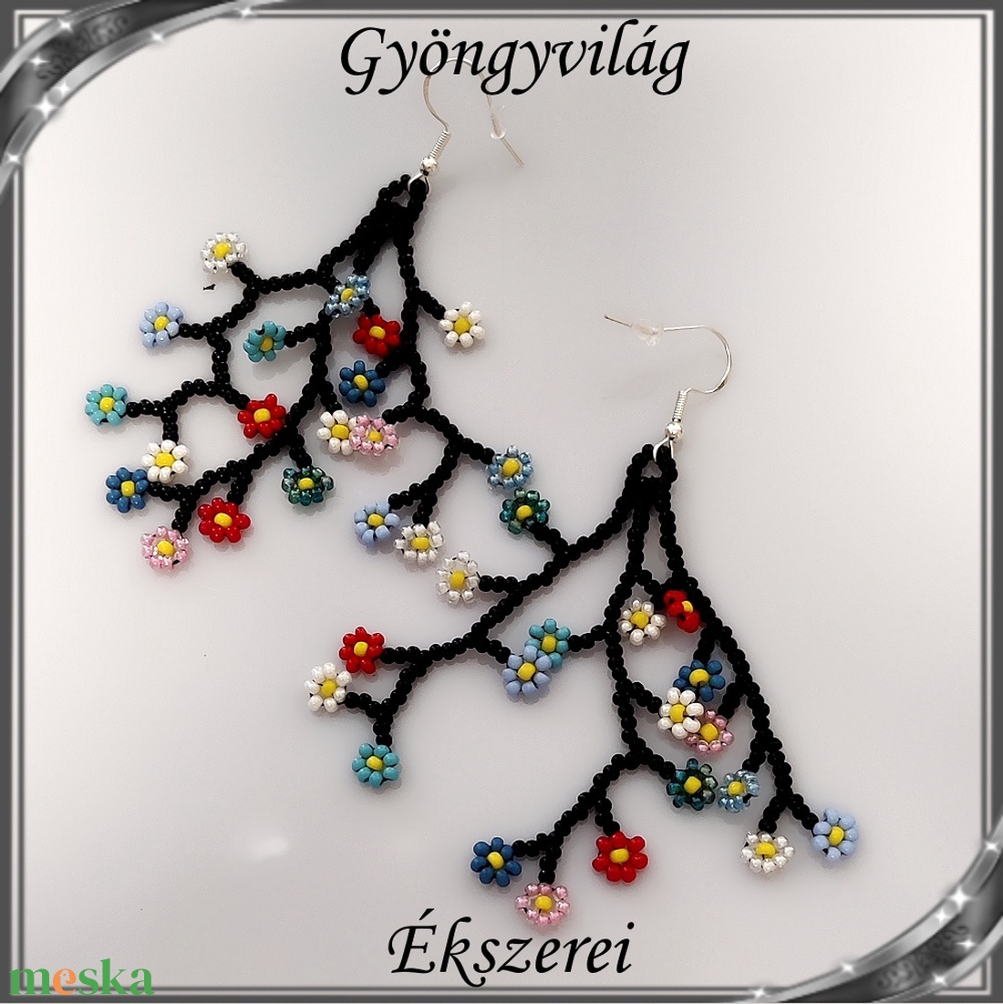 Ékszerek-szettek: gyöngy fülbevaló - nyaklánc szett SSZ-E925-ÜGY01-1-35 - ékszer - ékszerszett - Meska.hu