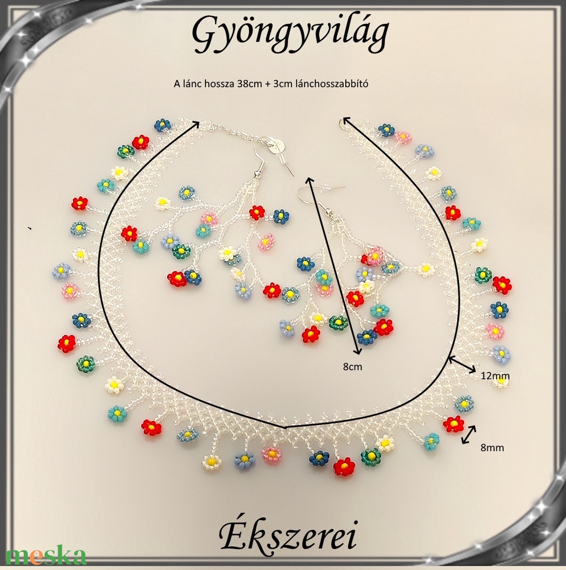 Ékszerek-szettek: gyöngy fülbevaló - nyaklánc szett SSZ-E925-ÜGY01-2-38 - ékszer - ékszerszett - Meska.hu Ékszerek-szettek: gyöngy fülbevaló - nyaklánc szett SSZ-E925-ÜGY01-2-38 - ékszer - ékszerszett - Meska.hu