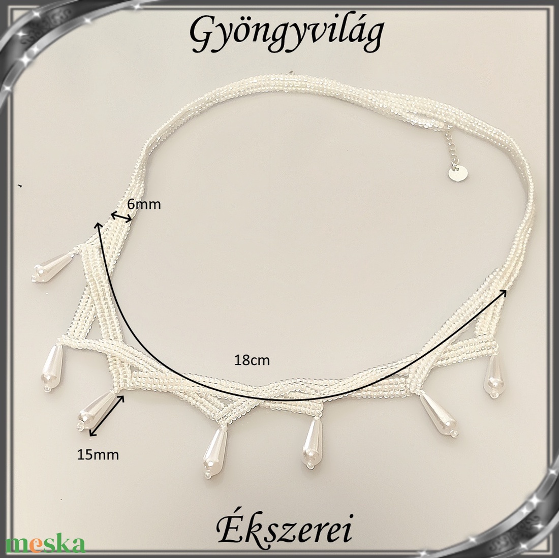 Ékszerek-nyaklánc: Esküvői, menyasszonyi, alkalmi nyaklánc SL-14E-ÜGY01-4 - esküvő - ékszer - ékszerszett - Meska.hu Ékszerek-nyaklánc: Esküvői, menyasszonyi, alkalmi nyaklánc SL-14E-ÜGY01-4 - esküvő - ékszer - ékszerszett - Meska.hu