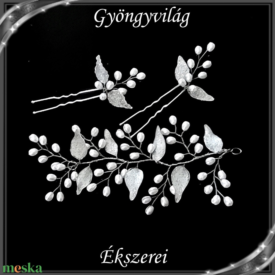 Ékszerek-hajdíszek, hajcsatok: Esküvői, menyasszonyi, alkalmi hajdísz, S-H-SZ03 - esküvő - hajdísz - kontydísz & hajdísz - Meska.hu Ékszerek-hajdíszek, hajcsatok: Esküvői, menyasszonyi, alkalmi hajdísz, S-H-SZ03 - esküvő - hajdísz - kontydísz & hajdísz - Meska.hu