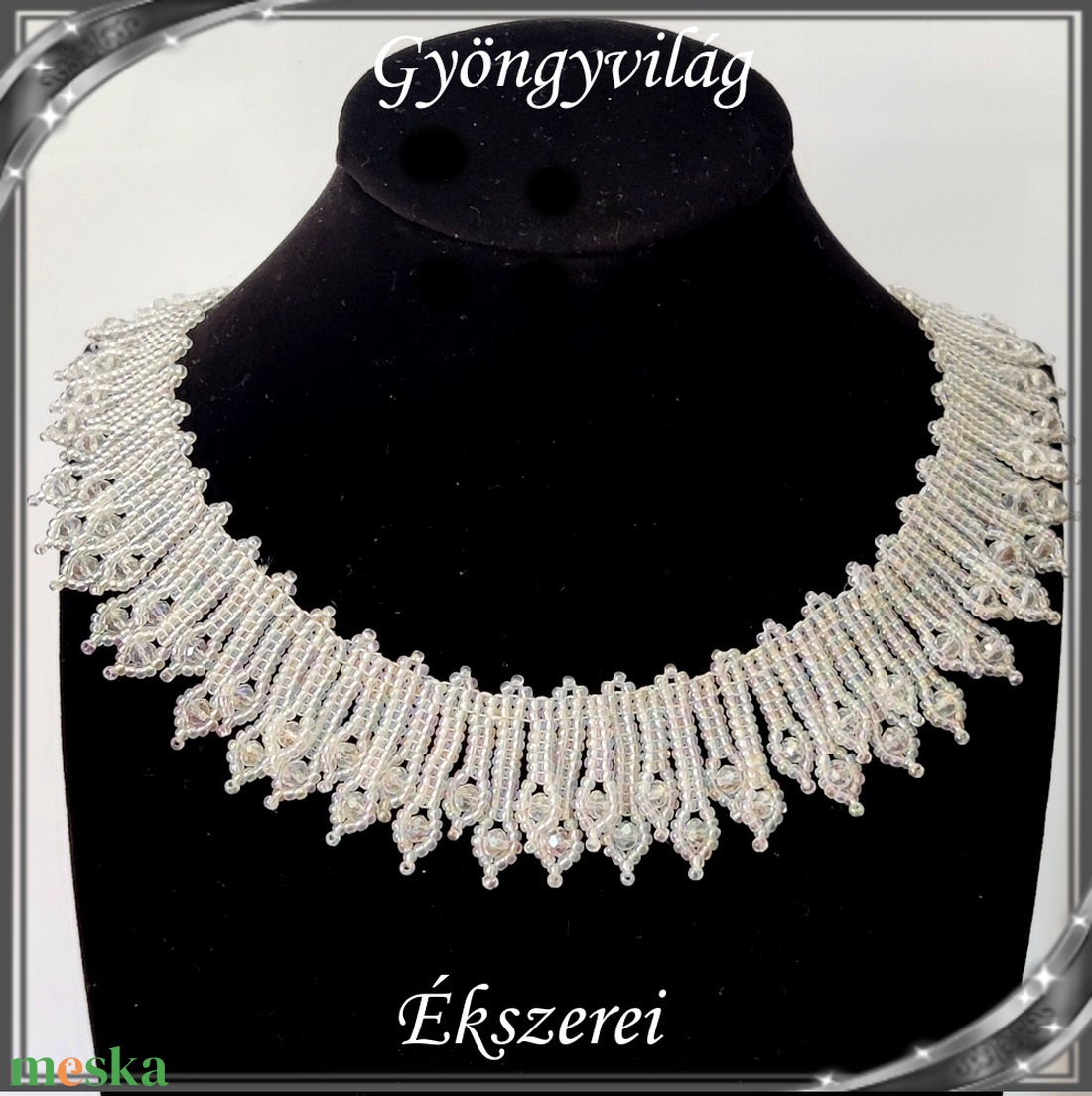 Esküvői, menyasszonyi, alkalmi ékszer szett,  SLEB-GY02-1 - esküvő - ékszer - nyaklánc - Meska.hu