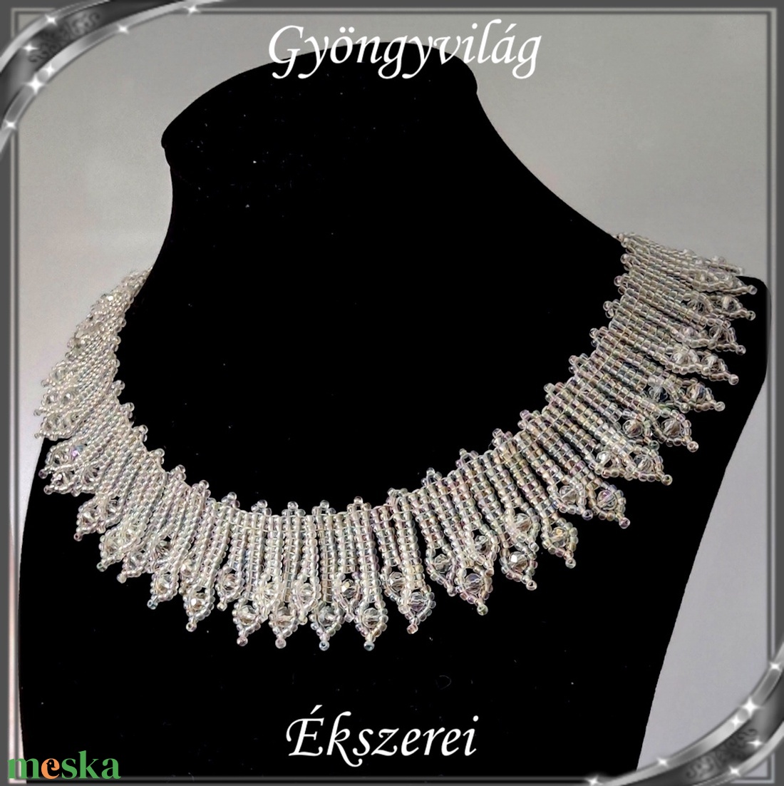 Esküvői, menyasszonyi, alkalmi ékszer szett,  SLEB-GY02-1 - esküvő - ékszer - nyaklánc - Meska.hu