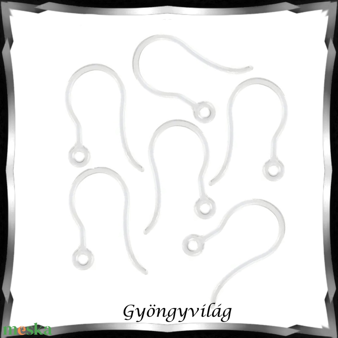 Ékszerkellék: fülbevaló alap BFK-SZ10 13 10pár/cs - kellékek & szerszámok - gyöngyfűzés kellékek - egyéb alkatrész - Meska.hu