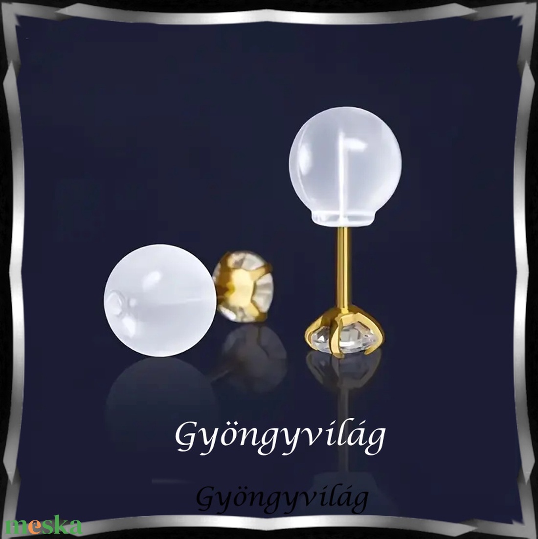 Ékszerkellék: fülbevaló vég/shift BFK-SZ 12 szilikon, 20db - kellékek & szerszámok - gyöngyfűzés kellékek - egyéb alkatrész - Meska.hu