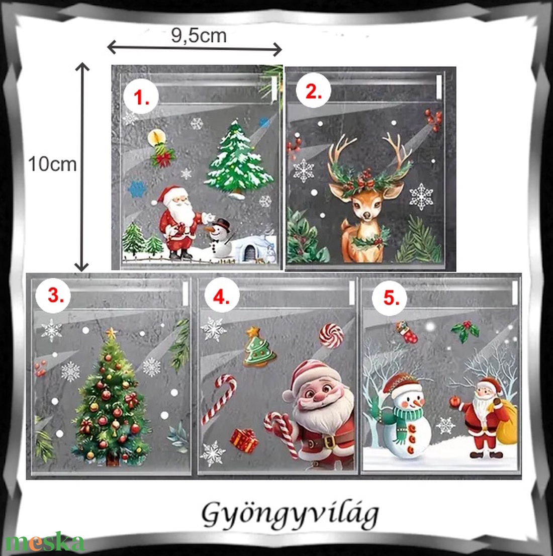 Ékszerek-csomagoló anyag: Karácsonyi celofán zacskó EK-Z14 több féle - karácsony - karácsonyi ajándékozás - karácsonyi ajándékcsomagolás - Meska.hu