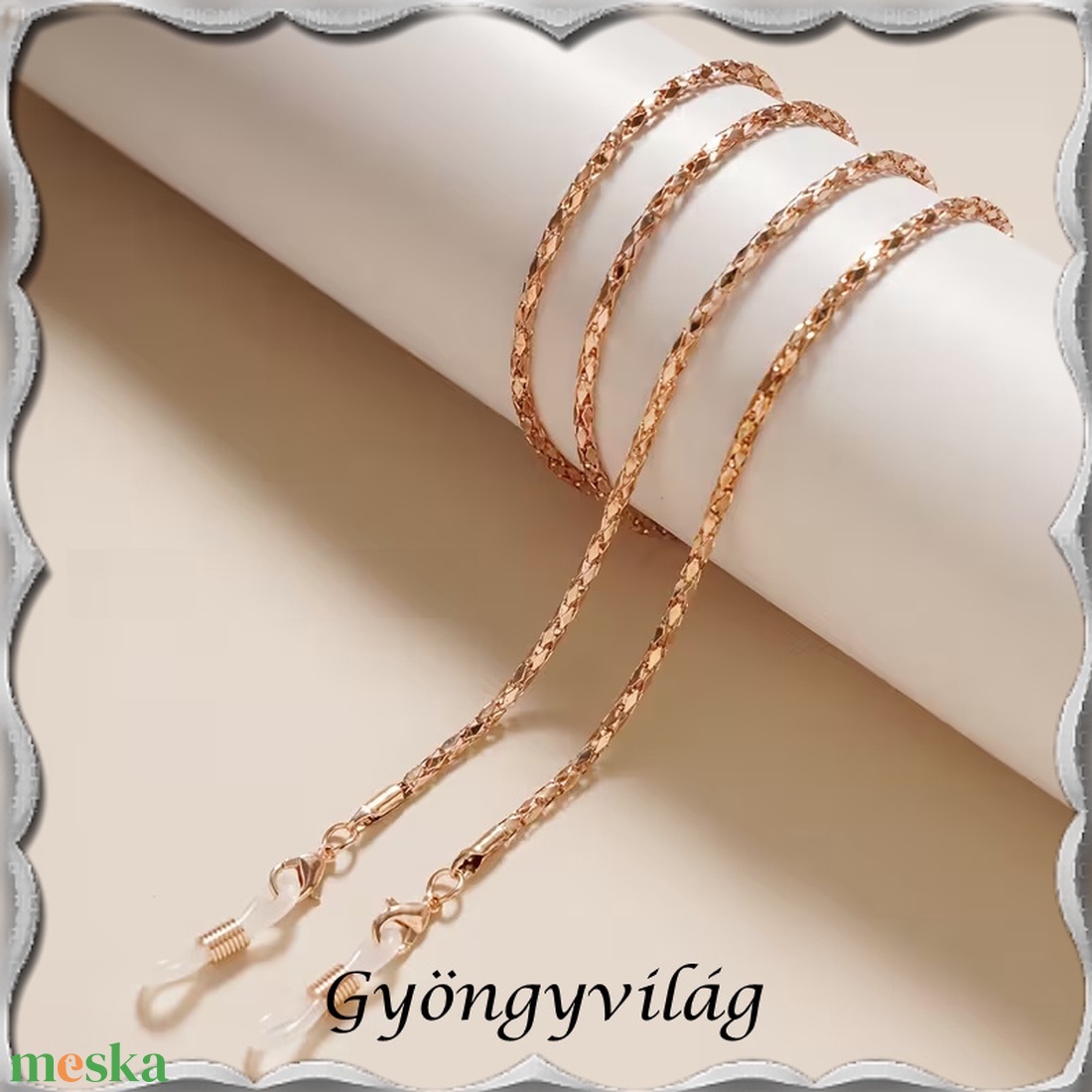 Szemüveglánc  KSZL04 több szinben - ékszer - szemüveglánc - Meska.hu