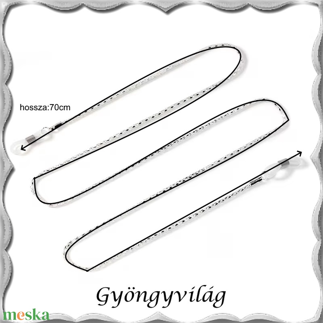 Szemüveglánc  KSZL04 több szinben - ékszer - szemüveglánc - Meska.hu