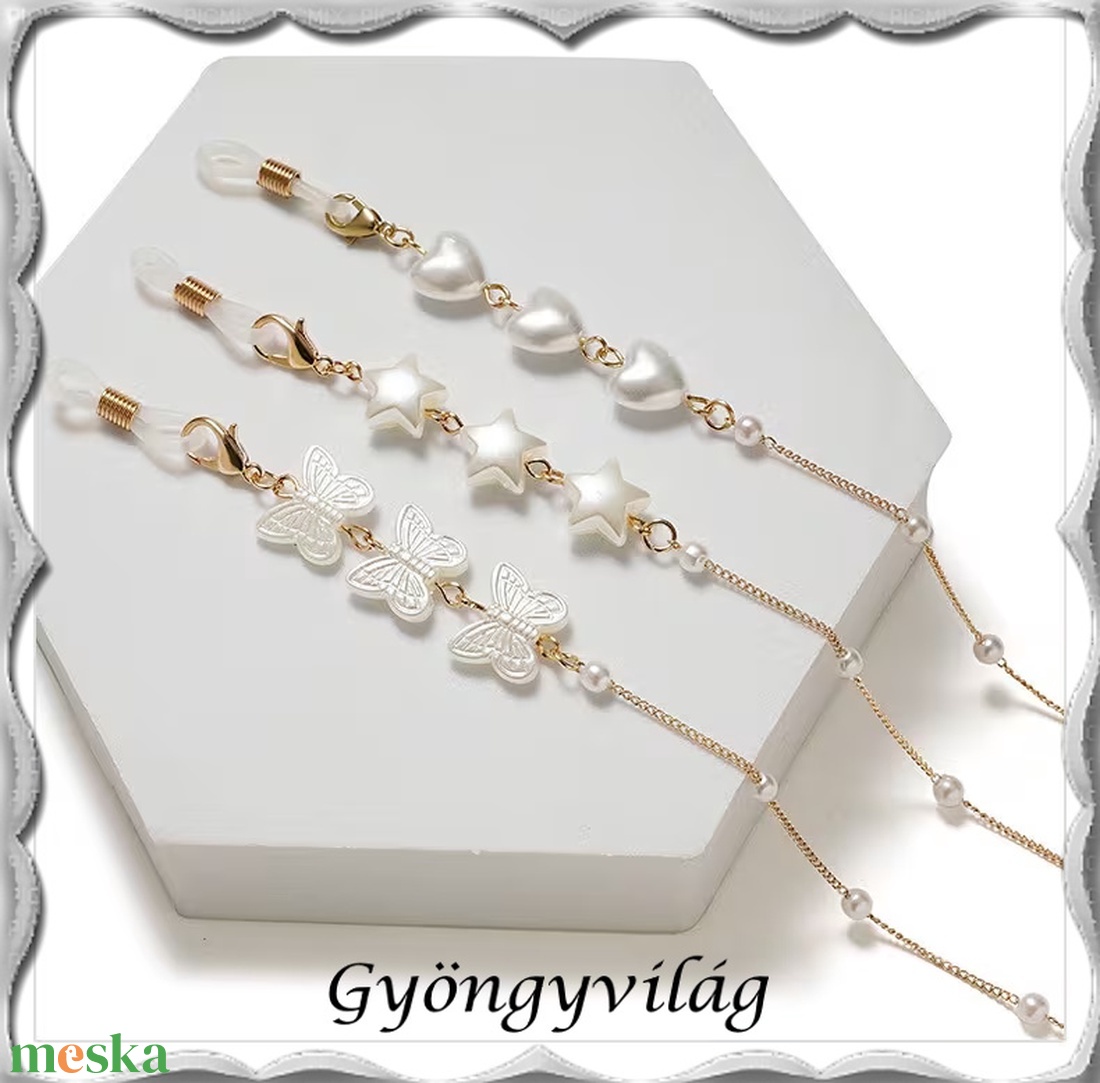 Ékszerek-szemüvegláncok: Szemüveglánc KSZL 07 több fazon - ékszer - szemüveglánc - Meska.hu