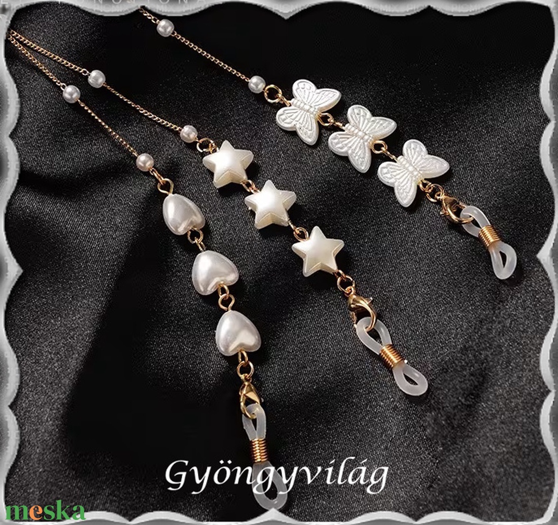 Ékszerek-szemüvegláncok: Szemüveglánc KSZL 07 több fazon - ékszer - szemüveglánc - Meska.hu