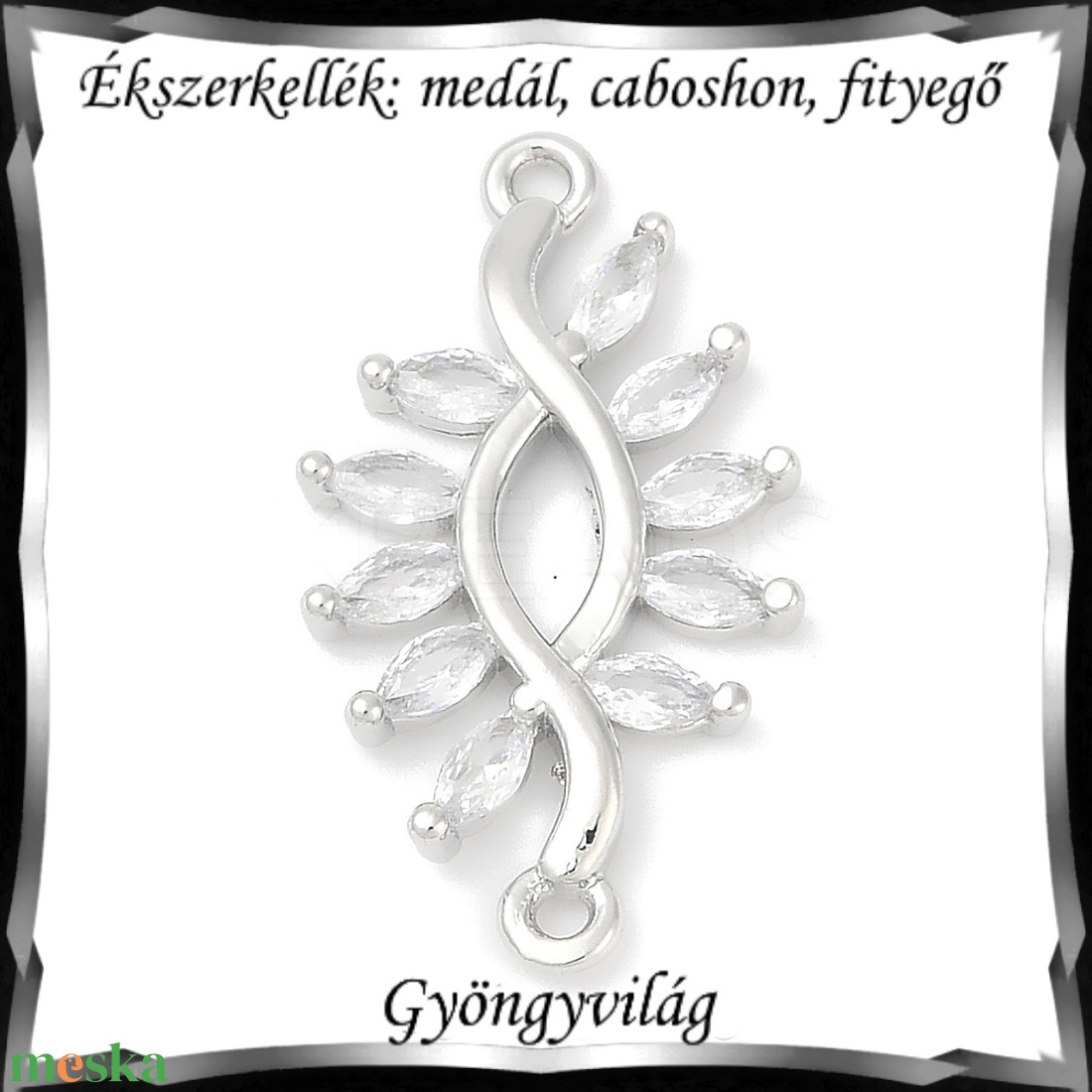 Ékszerkellék: medál, caboshon, fityegő BMCF-2-53  1db/csomag - kellékek & szerszámok - gyöngyfűzés kellékek - cabochon - Meska.hu