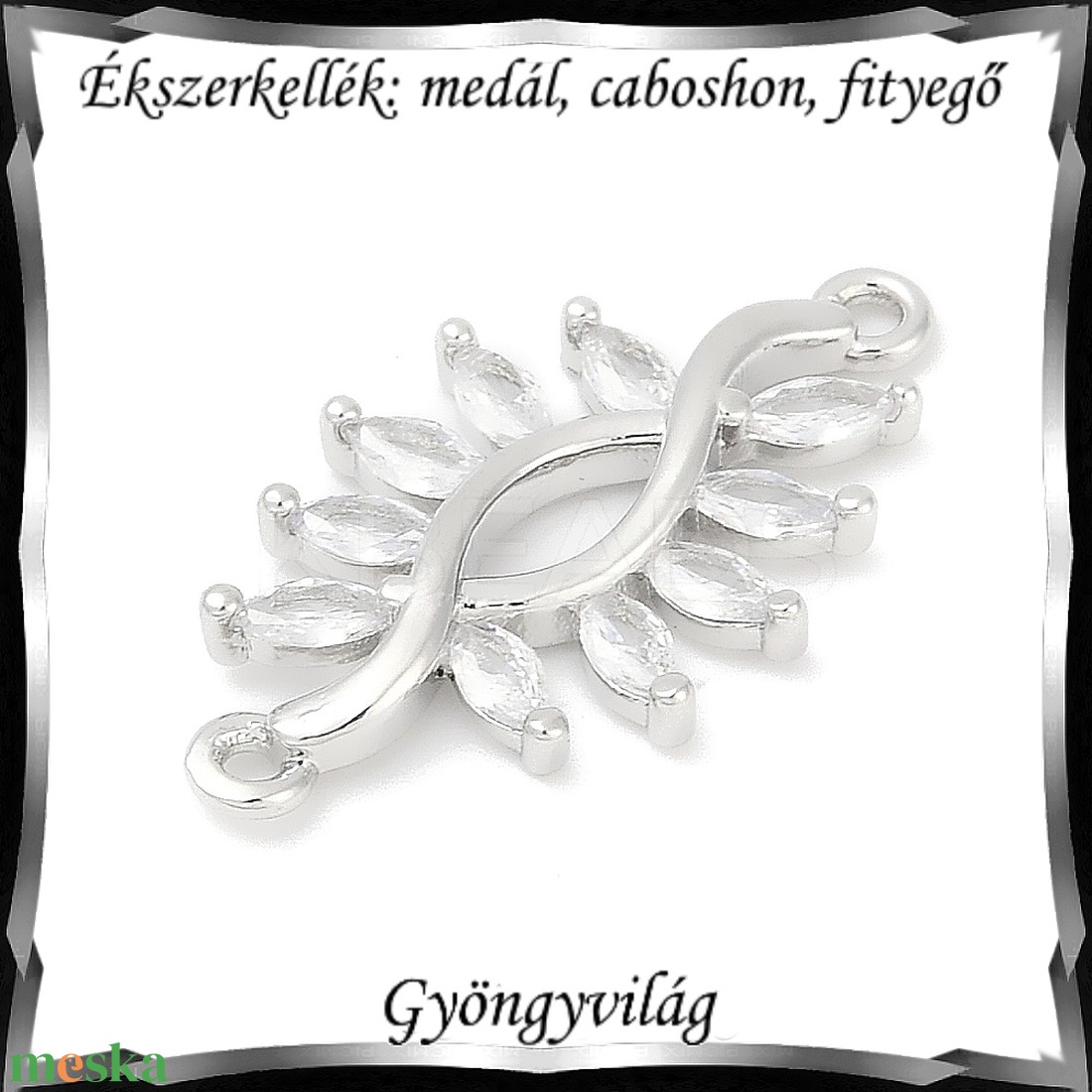 Ékszerkellék: medál, caboshon, fityegő BMCF-2-53  1db/csomag - kellékek & szerszámok - gyöngyfűzés kellékek - cabochon - Meska.hu